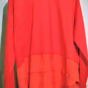 Michael Kors Vibrant Red Top